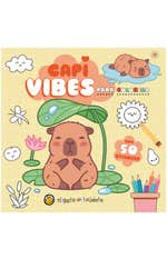 Portada Capibara vibes libro para colorear